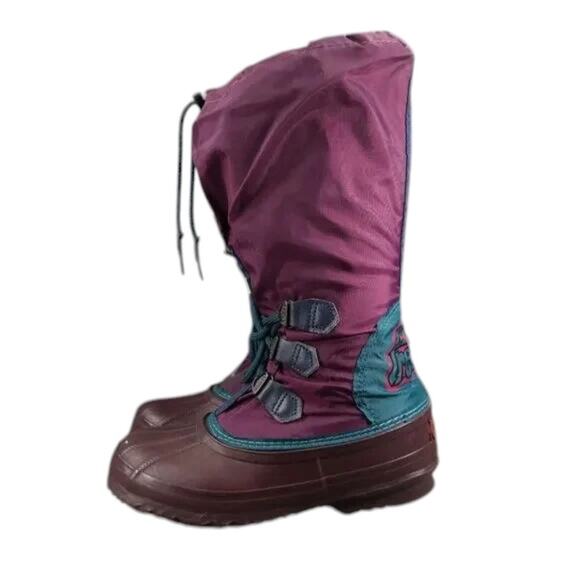 Sorel Boots Womens 6 Snow Winter Tall Retro Freestyle Waterproof Active Lace Up - Picture 5 of 15